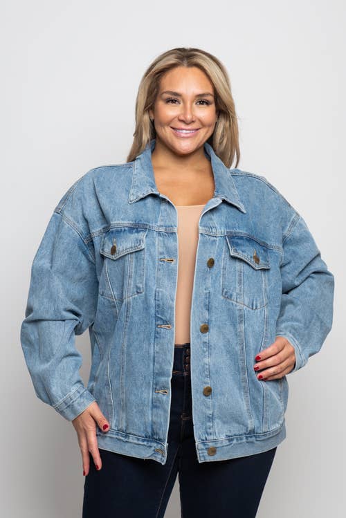 Chaqueta Vaquera Mujer Chaquetas Mujer Tallas Grandes Chaquetas - Main Image