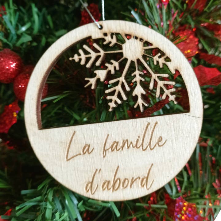 Weihnachtskugel mit Botschaft für den Großhandel von CREAMINE