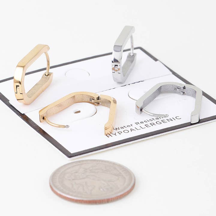 Ovale Ohrringe mit filigraner Gliederkette für den Großhandel von 3AM BY H&D ACCESSORIES