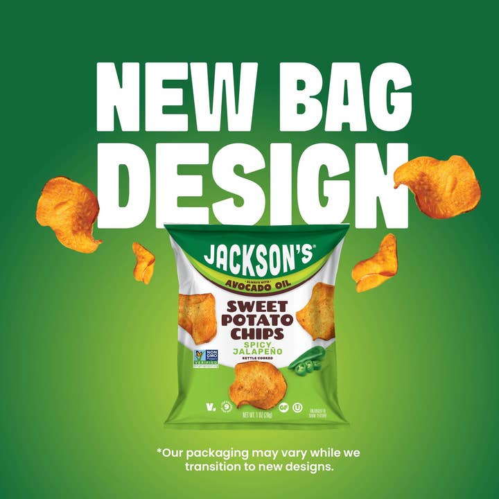 Jackson's - Wholesale Chips - Variety Pack Sweet Potato Chips in Avocado Oil 1oz (Pack of 30)8