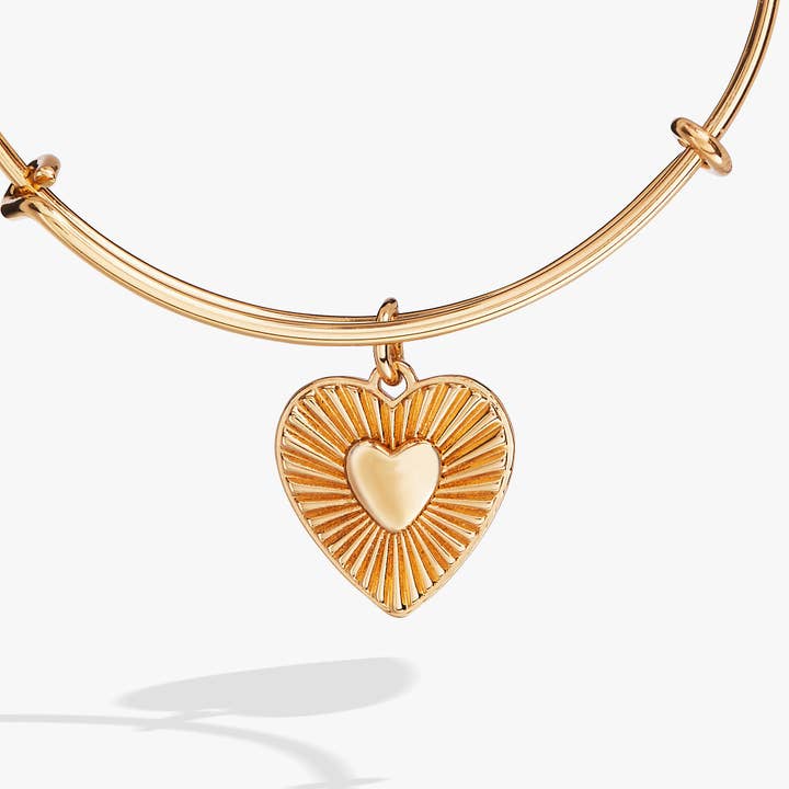 Alex and Ani - Wholesale Bangle Bracelet - Heartburst Charm Bangle4