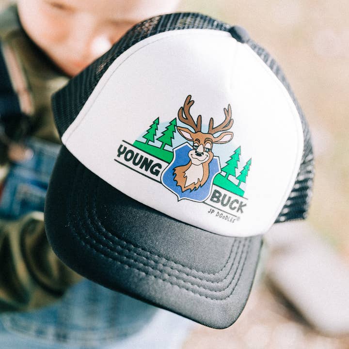 JP Doodles – wholesale Kids hat – Kids – Young Buck Kids Trucker Hat2