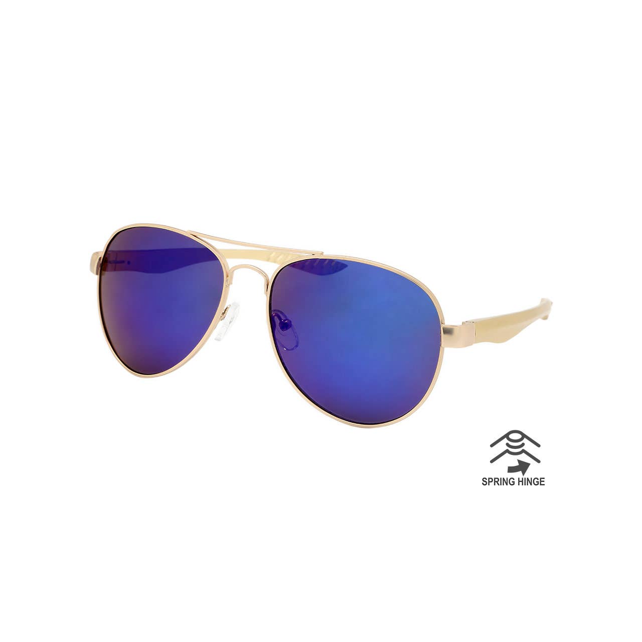 Shark Eyes, Inc - Wholesale Zonnebrillen - Heren - Heren Aviator aluminium zonnebril veer scharnier bril nieuw3