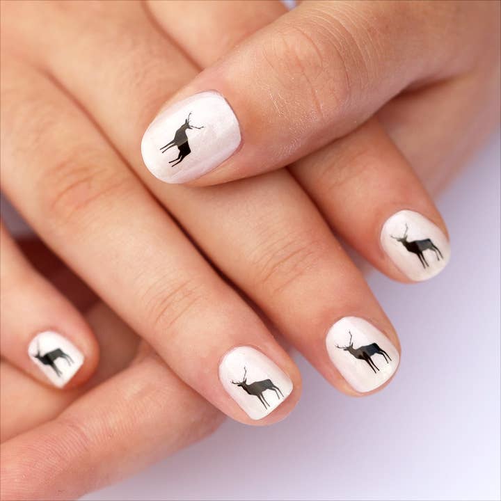 Kate Broughton - Wholesale Nail Art/Decal - Deer Nail Art Transfers