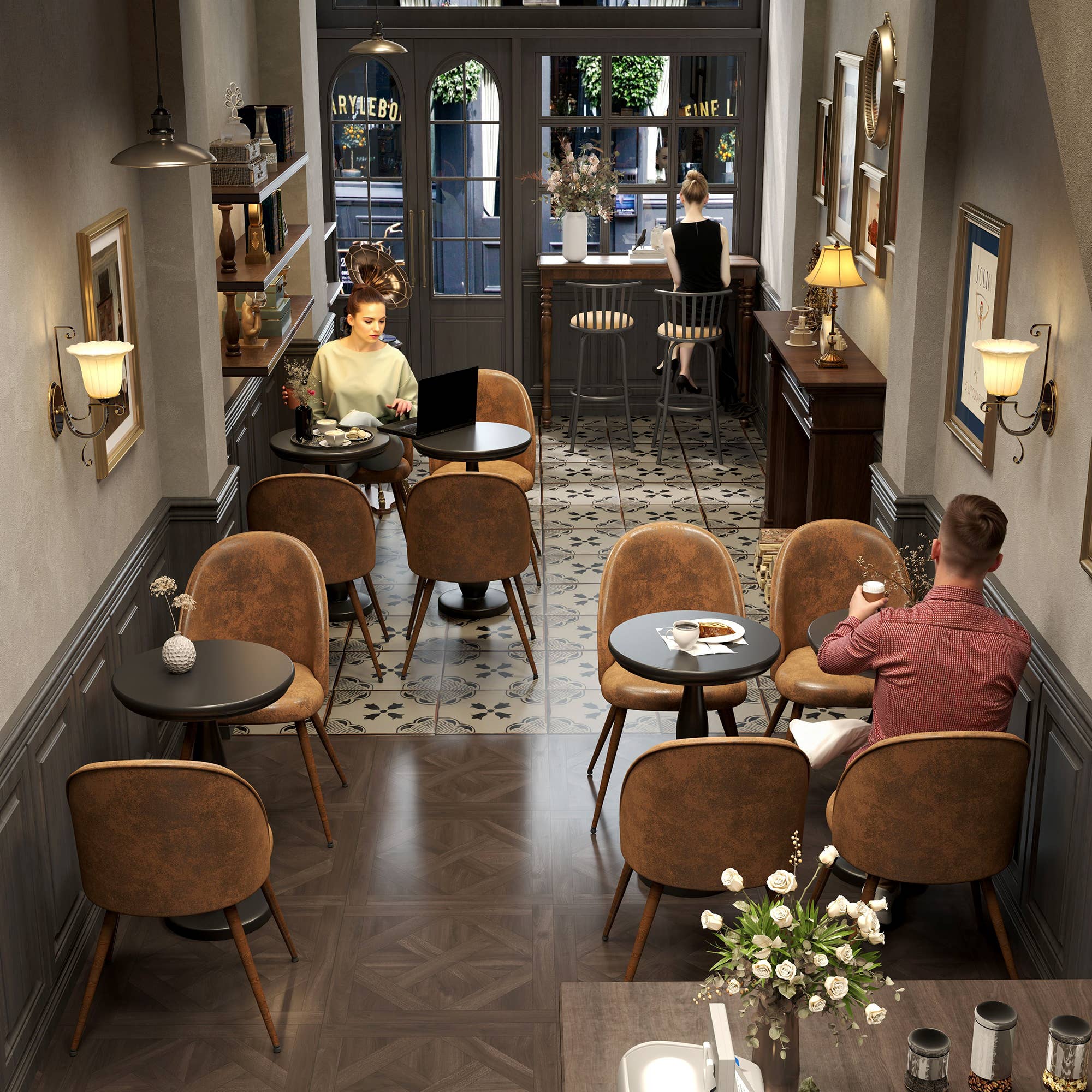 39F Inc. - Wholesale Chair - Dining Chairs Perfect for Café or Restaurant Dining Area2