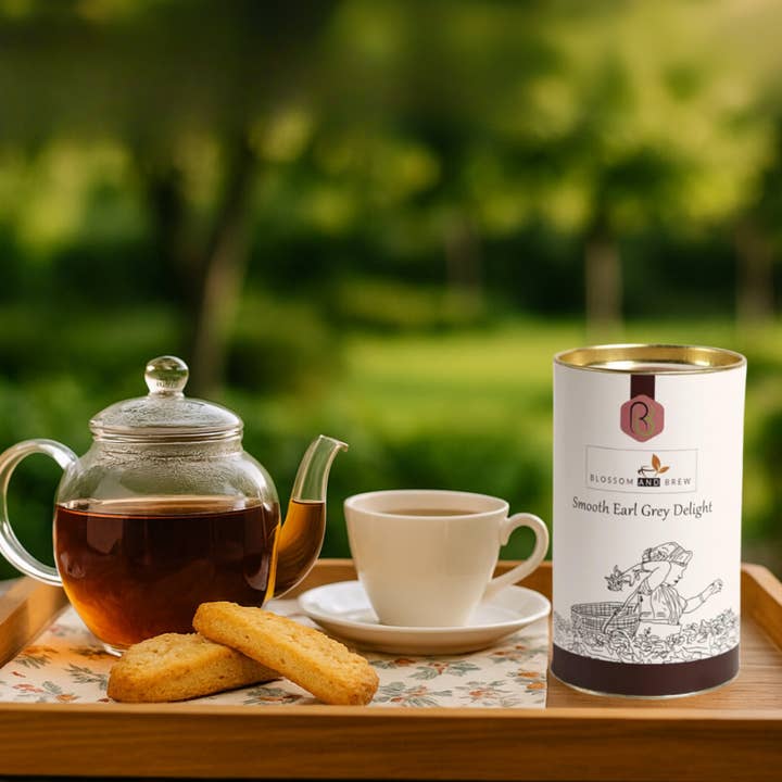 Blossom & Brew - Wholesale Loose Tea - Earl Grey Black Tea- Smooth Bergamot & Vanilla Cream4