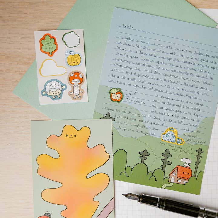 Ivna Lins - Wholesale Stationery/Notecard Set - Woods Letter Writing Set - Cute & Cozy Stationery Kit1