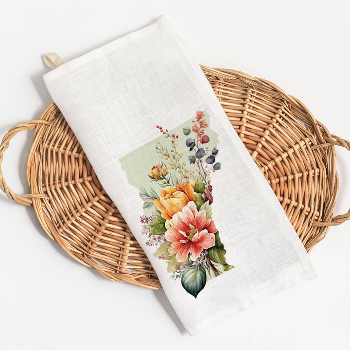 Pano de cozinha Vermont Primavera | Coleção Quatro Estações por atacado de Paperfinch Design