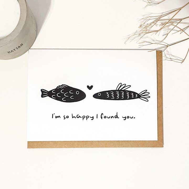 Carte I'm So Happy I Found You pour la vente par Port Nova Paper Co.