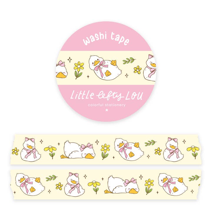 Ænder med sløjfer washi-tape for engroshandel hos Little Lefty Lou