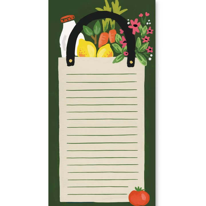 Idlewild Co. - Wholesale Notepad - Grocery Bag Magnetic Market List Notepad4