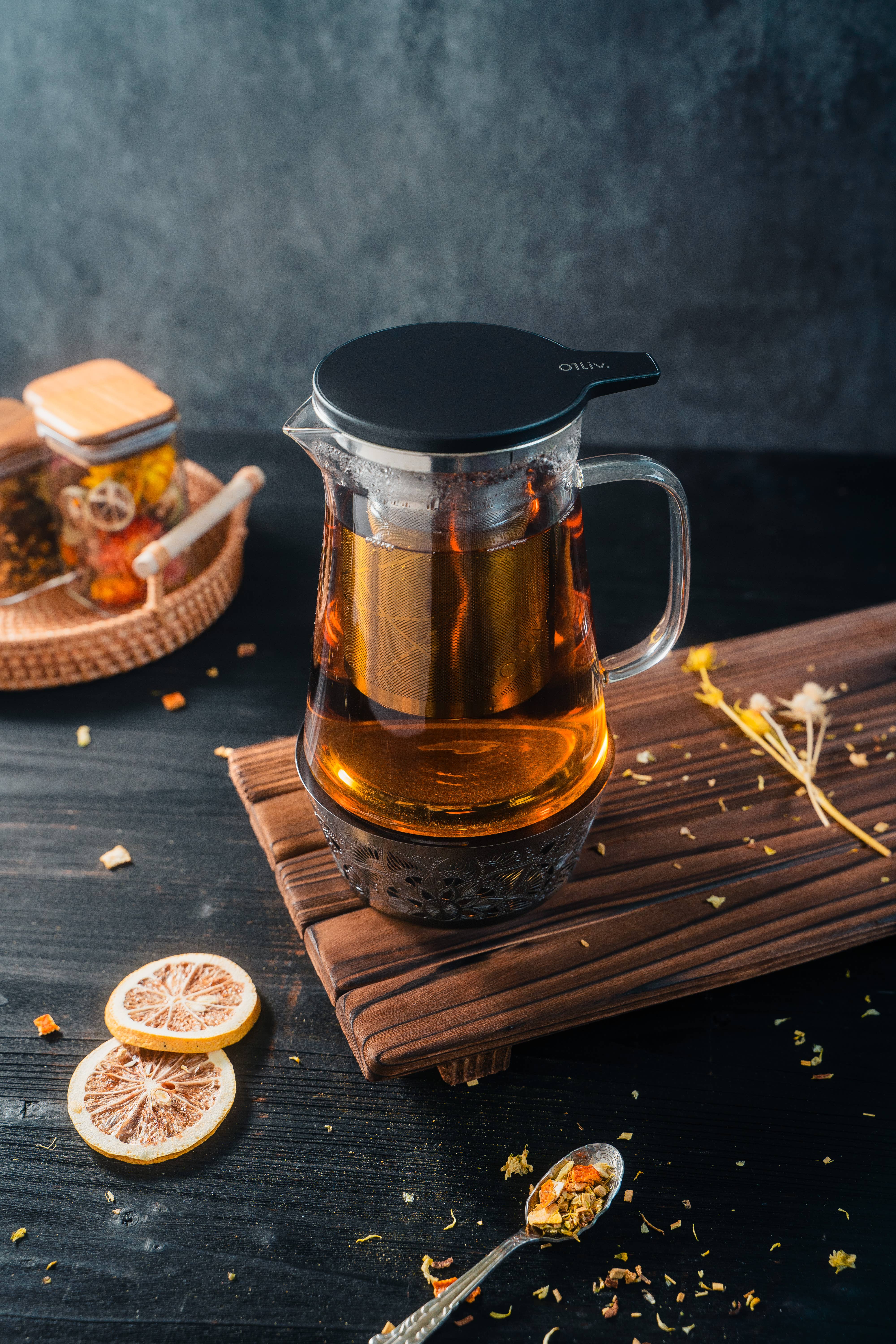 01living Ltd - Wholesale Tea Set - Teaset Kit Glass Teapot with removable Infuser and Teawamer4