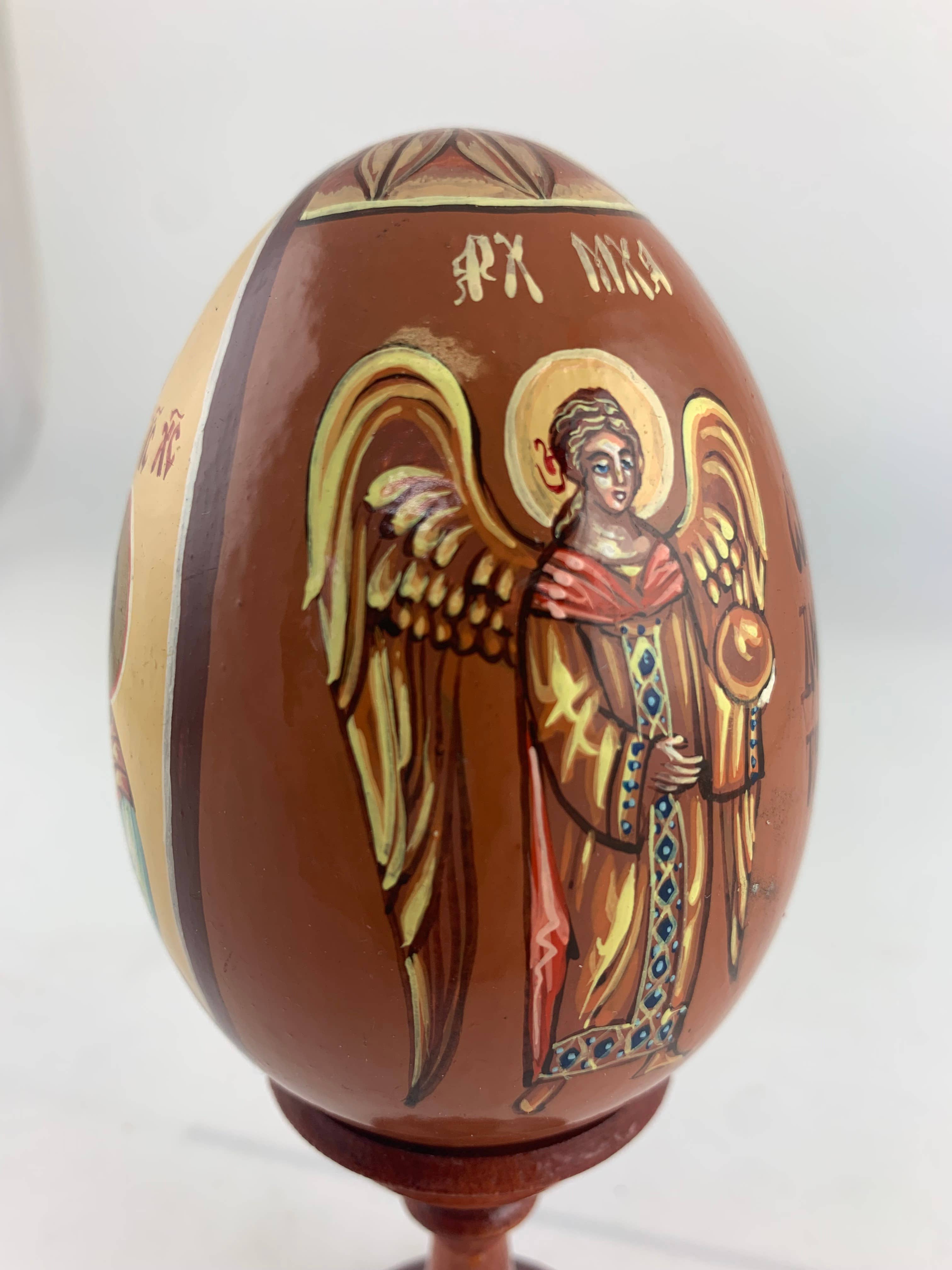 Golden Cockerel - Vendita all'ingrosso Decorazioni da tavolo - Uovo iconico ortodosso panoramico vintage28