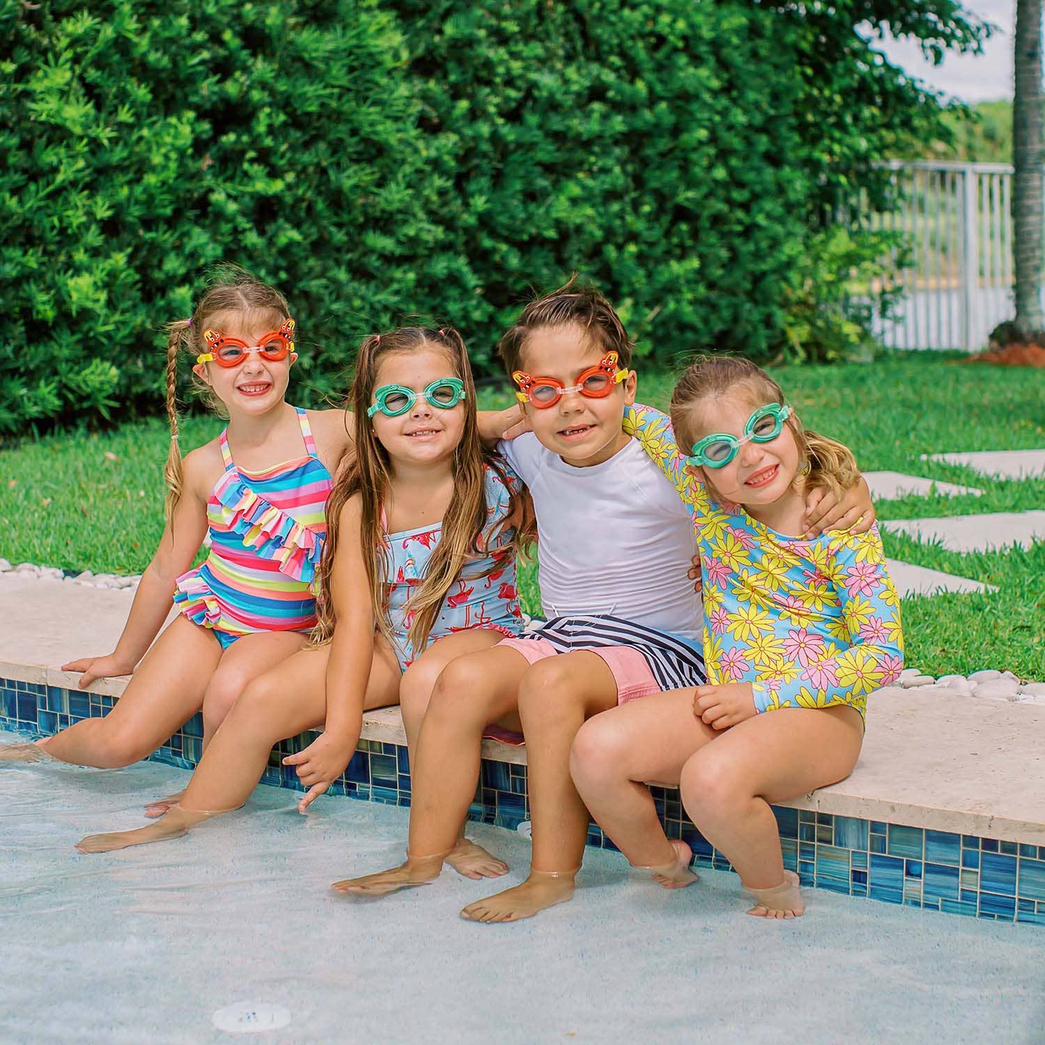 PoolCandy – Óculos de natação - Crianças e bebés por atacado – Óculos de natação Tikes Timmy Tartaruga 3D3