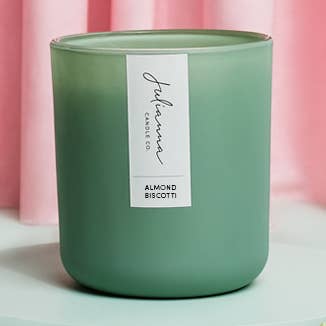 Almond Biscotti | Crushed Almond + Wild Chestnut + Vanilla for wholesale by Julianna Candle Co.