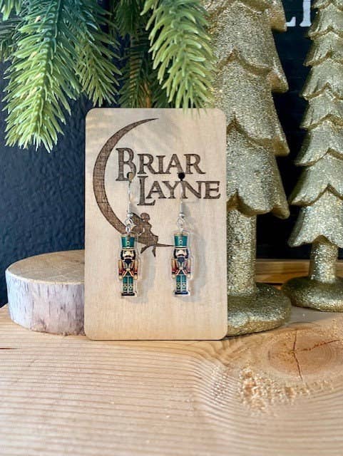 Briar layne - Wholesale Dangle Earrings - Vintage Nutcracker Christmas Holiday Earrings 2