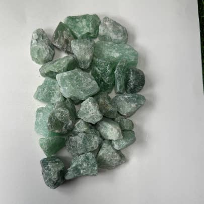 CaNatureLover - Venta al por mayor Piedras/cristales espirituales - Fluorita verde cruda, tamaño de 0.75 a 1.25 pulgadas, fluorita verde sin procesar