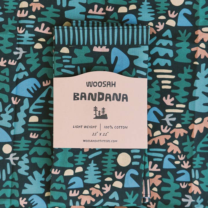 Nurture Nature Bandana for wholesale by Woosah Outfitters