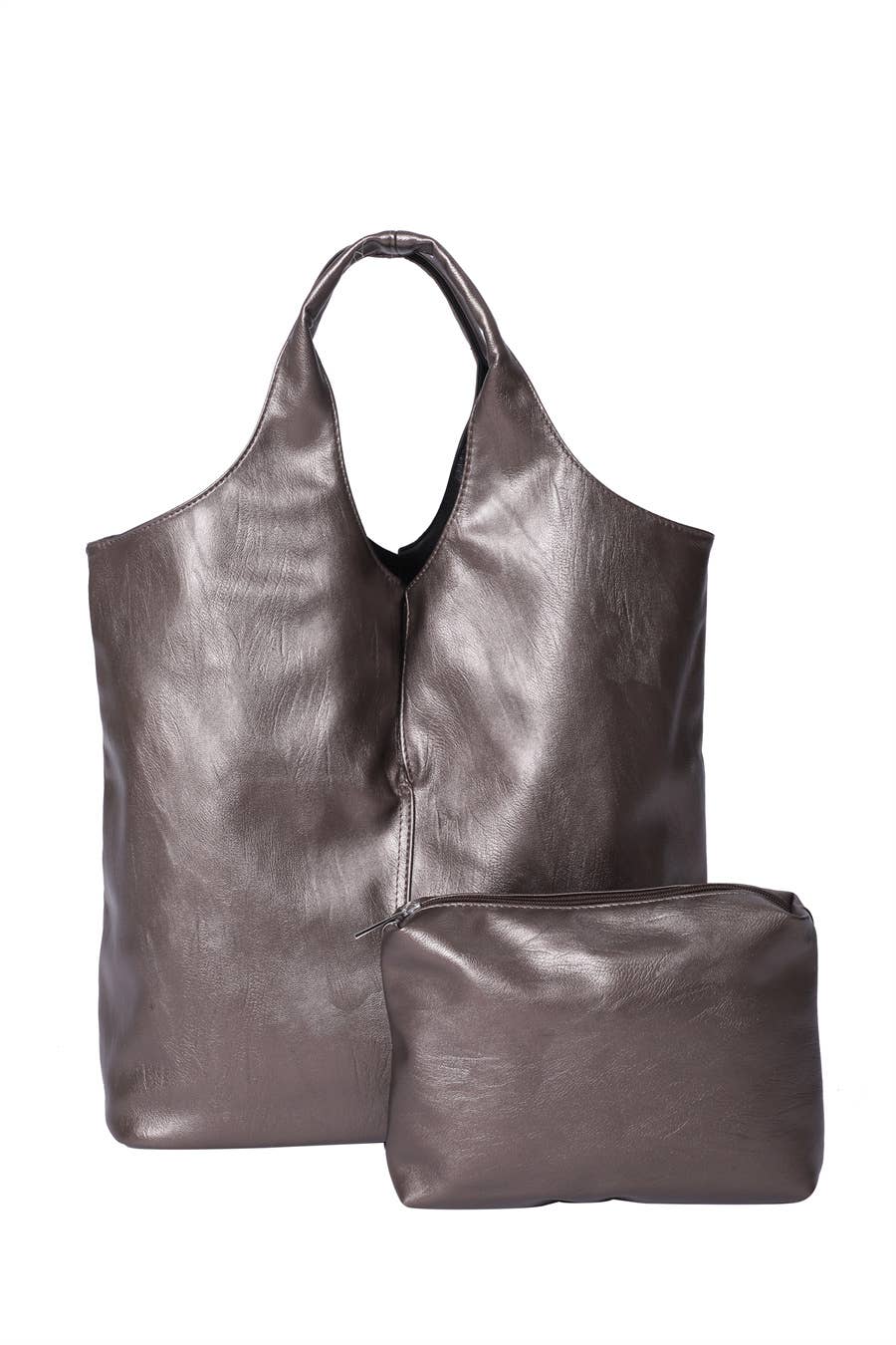 Nima Accessories Inc – Engroshandel Tote bag - Dame – Dame 2 stk kunstlæder Tote håndtaske Kosmetiktaske1