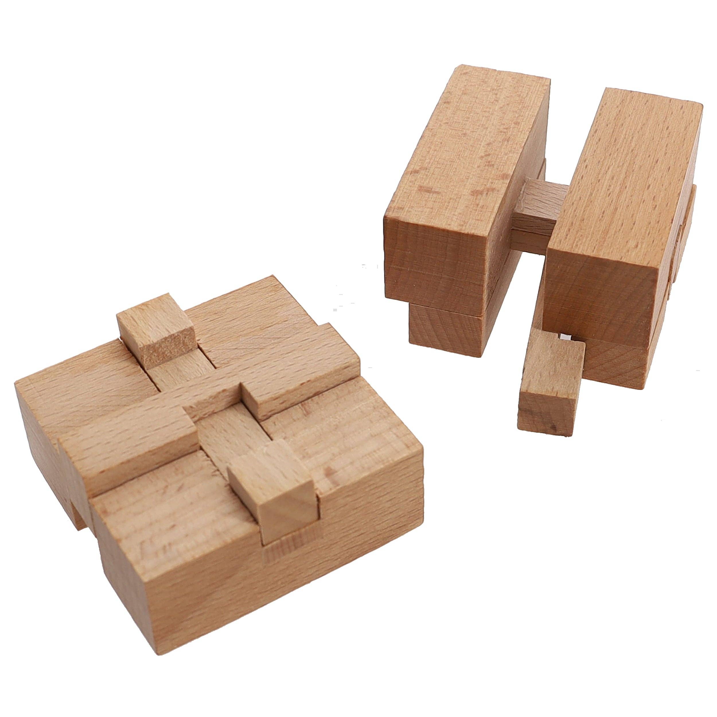 Wood Expressions - Wholesale Puzzle - Adult - Solid Wood 3D Cube Puzzle6
