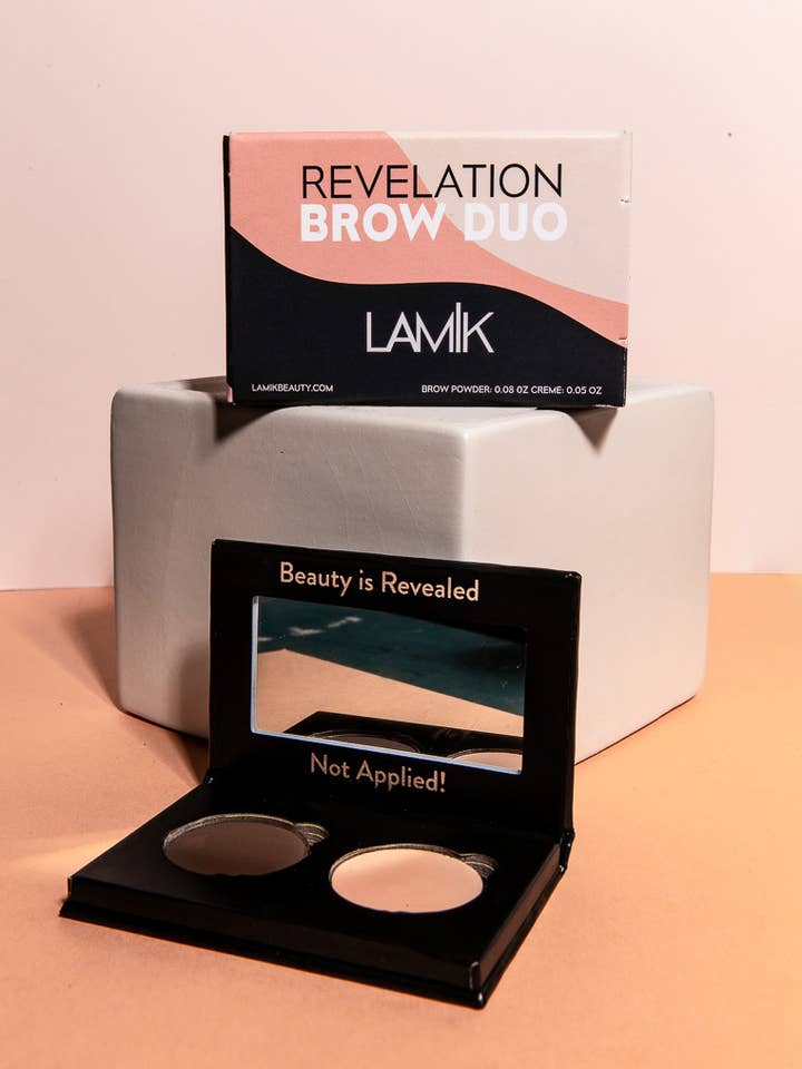 Offenbarung Brow Duo für den Großhandel von LAMIK Beauty