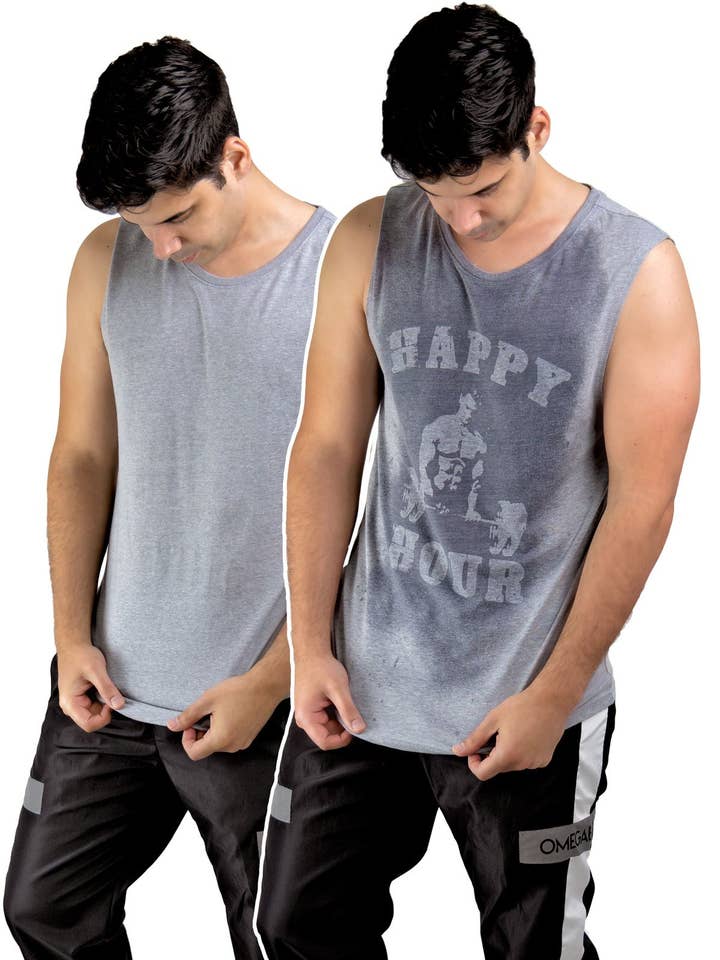 Happy Hour Muscle Tank - Sweat Activated for wholesale by OmegaBurn