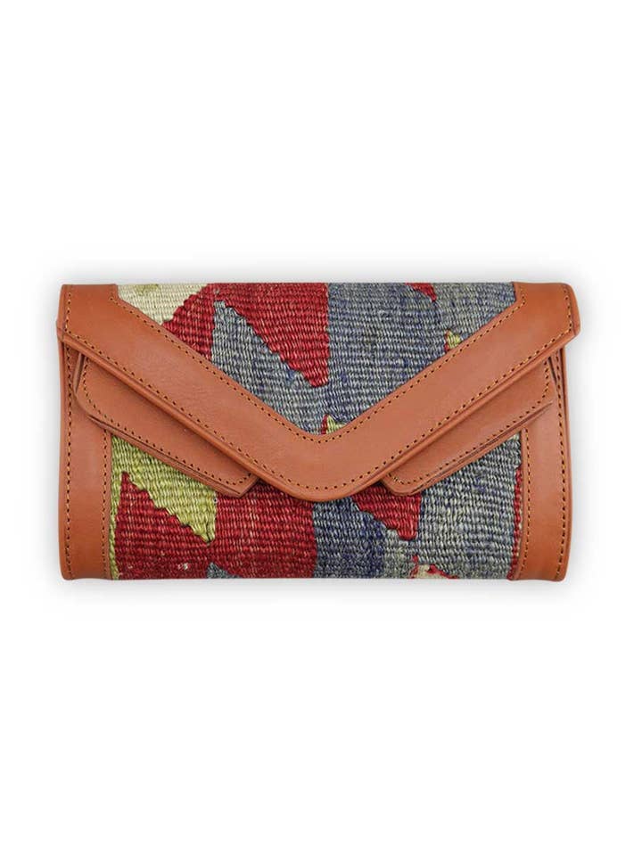 Portefeuille et sac à bandoulière Kilim pour la vente par Artemis Design Co.