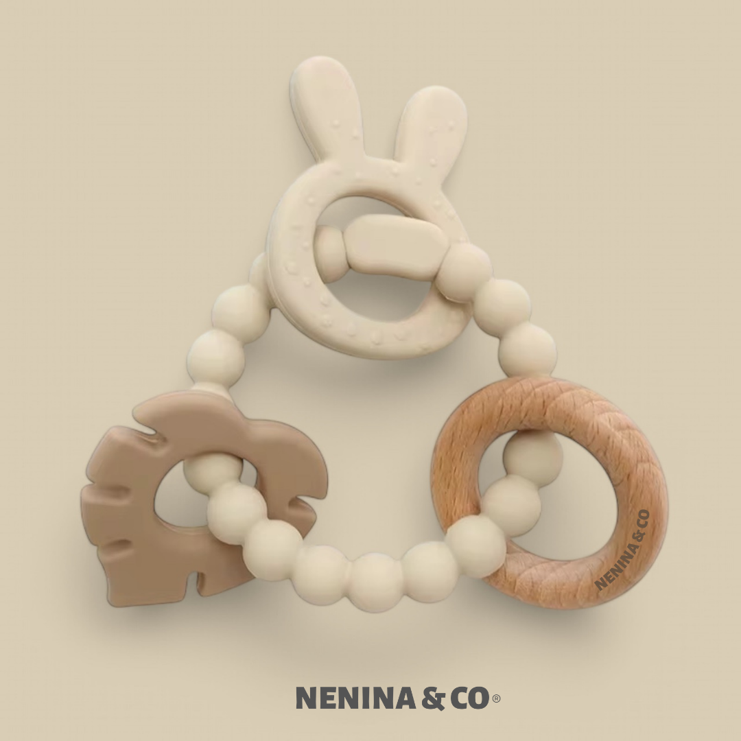 Nenina & Co - Wholesale Teether (Not Clip-On) - Baby - Jungle Bunny Teether Nenina & Co2