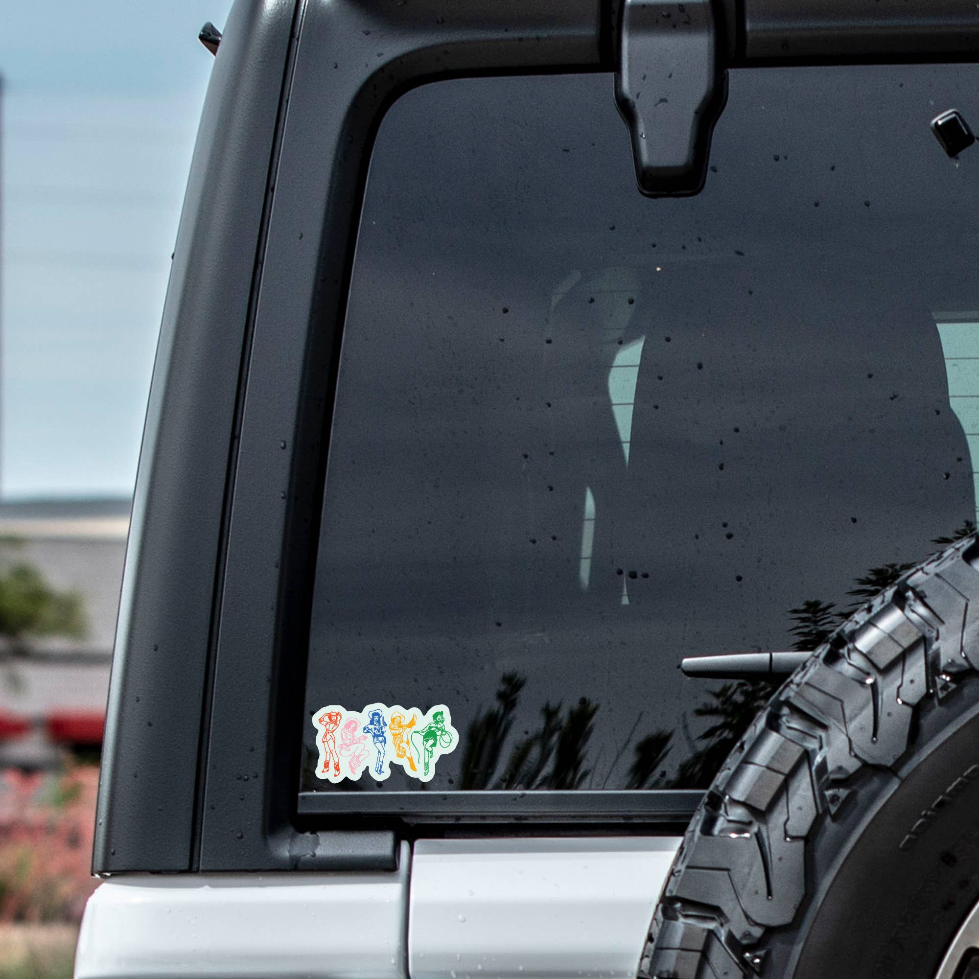 Juju and Moxie - Wholesale Sticker - Cowgirl Retro Pinup Sexy Western High Quality Vinyl Sticker3