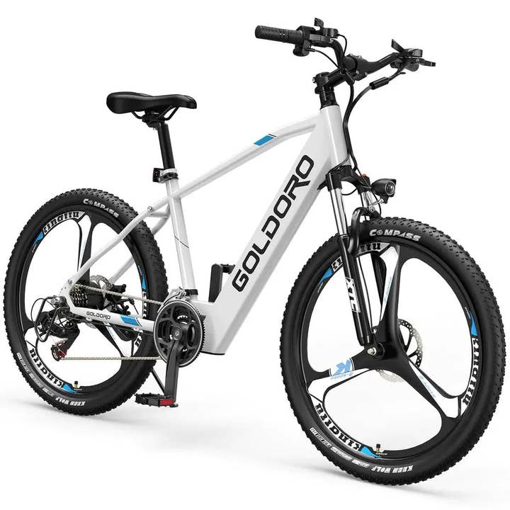 Vélo électrique Goldoro 26" X7 VTT en alliage d'aluminium, 350W/36V, MAX 28 km/h, 21 vitesses avec roues en alliage, Blanc (EB26X7-IT-WT) et autres tendances Résultats pour trotinette électrique en vente B2B. Retours gratuits et paiement à 60 jours sur Faire sur Faire.