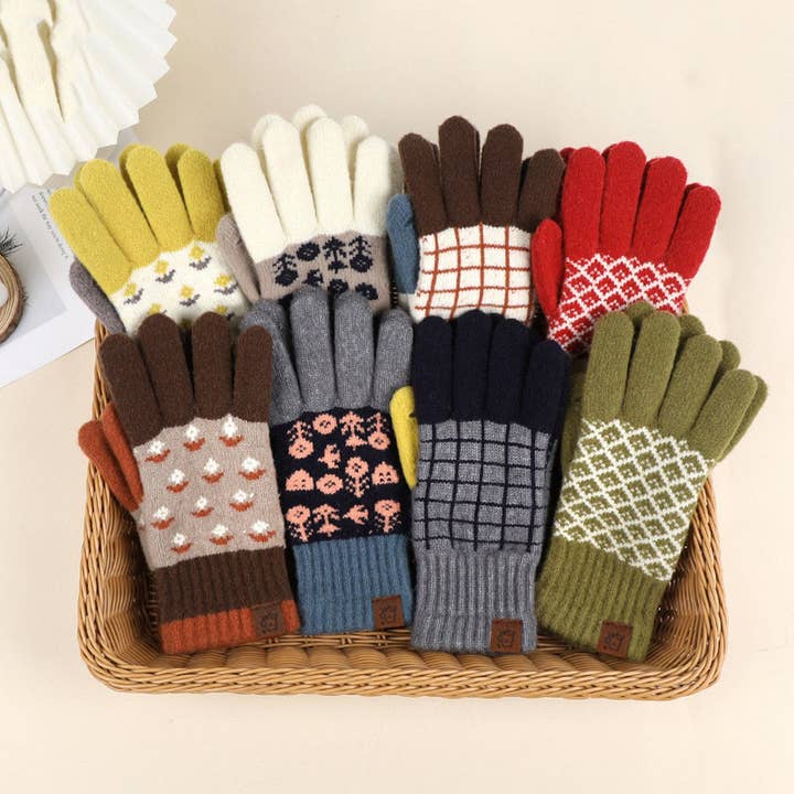 Knit Gloves – Cute & Warm Design_CWAG0373 for wholesale by ACCITY