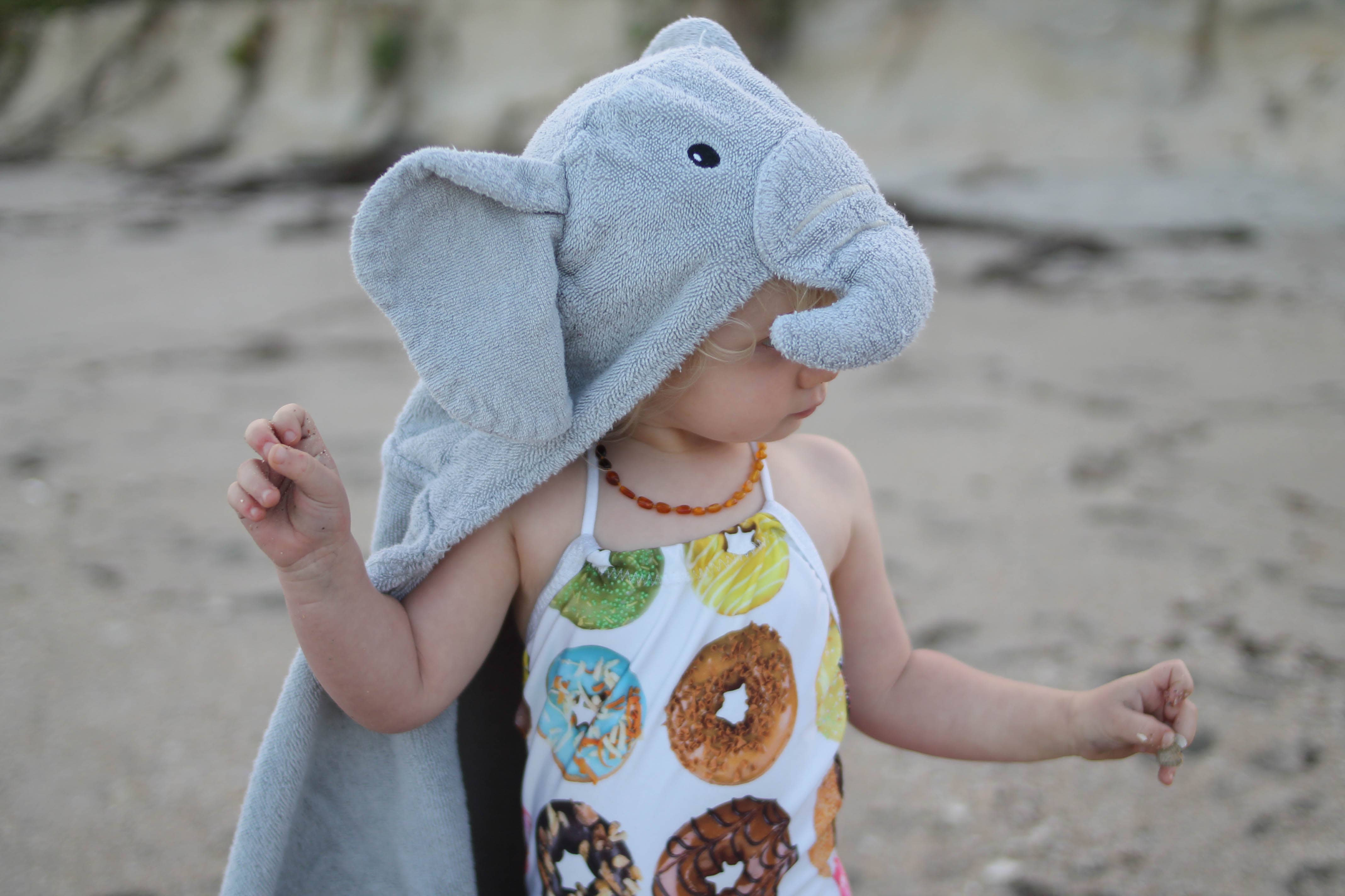 Yikes Twins - Wholesale Hooded Towel - Kids & Baby - Elephant hooded towel for toddlers ages 2 to 8 years old2