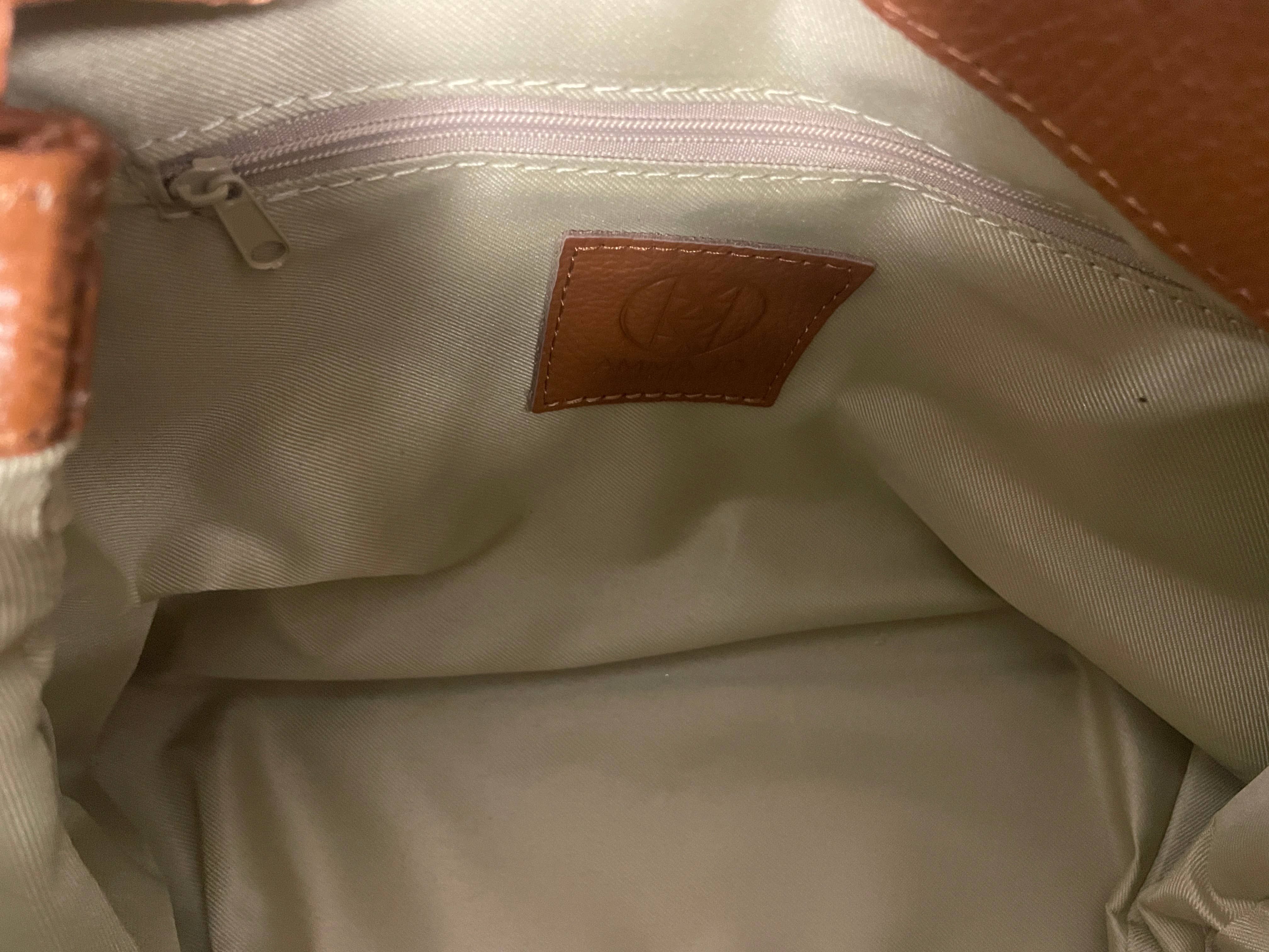 AMMA JO - Wholesale Satchel - Women's - Dorinda Bag - Italian Leather Carryall Satchel (Camel Brown)4