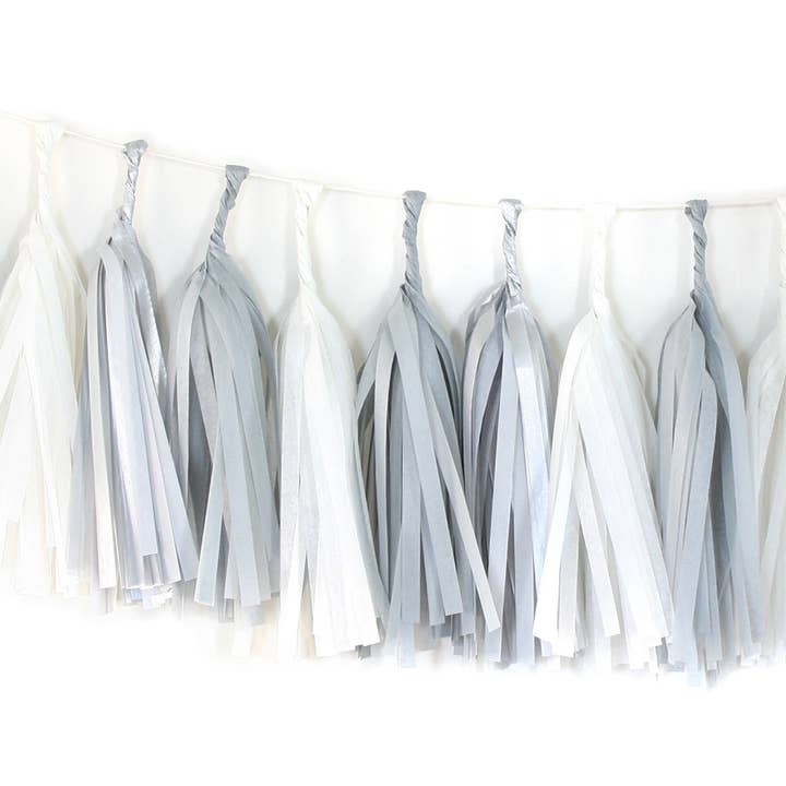 Sterling Tissue Garland Kit for wholesale by The Flair Exchange