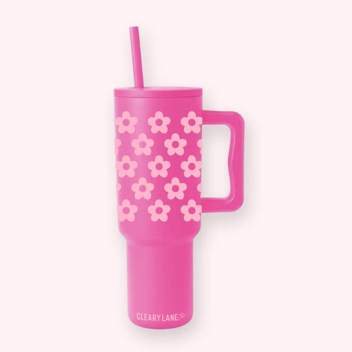 Cleary Lane - Wholesale Insulated Mug/Tumbler - 40oz Tumbler with Handle | Choose your color7