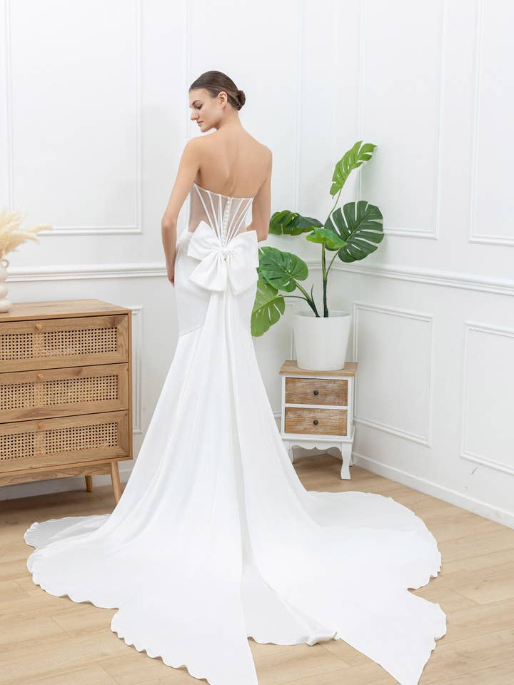 Bruidsjurk 817023 voor wholesale door Invitadissimas