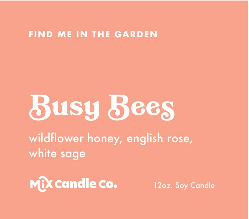 Mix Candle Co - Wholesale Pot/gevulde kaars - Drukke bijen1