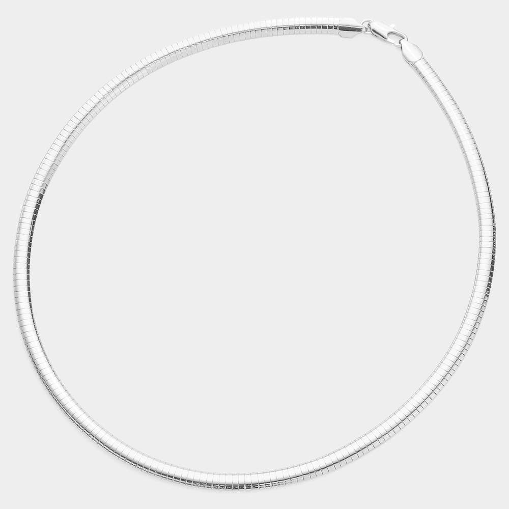 Sensibling Corp. - Vente Collier maille et chaîne - Collier à chaîne Omega de 20 pouces3