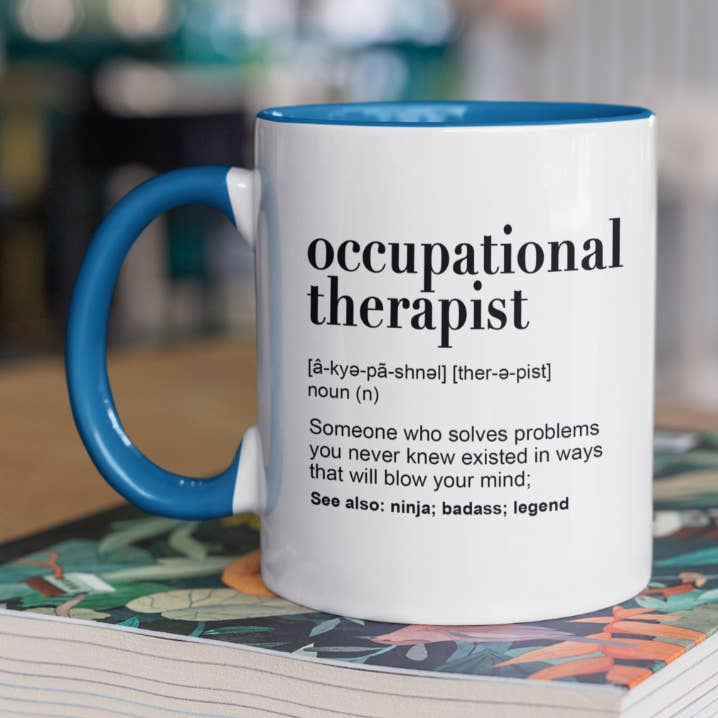 Arbetsterapeut Ordbok Mugg för wholesale av Disrupted Industries