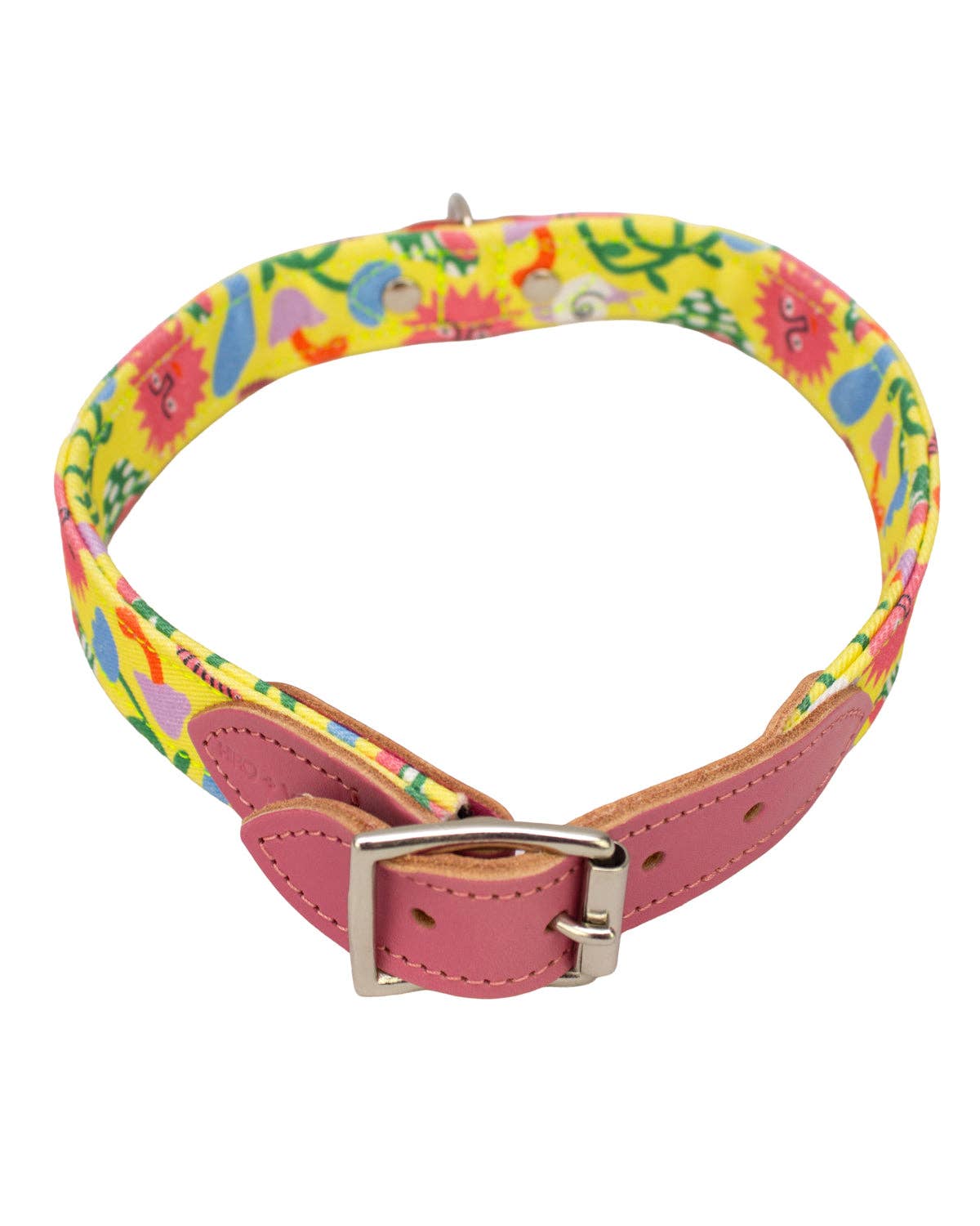 Hiro + Wolf – wholesale Pet collar – Dog – Psychedelic Garden Dog Collar4