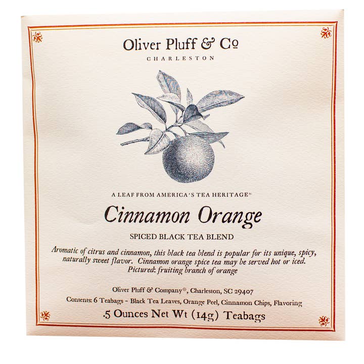 Cinnamon Orange Spice - 6 Teabags for wholesale by Oliver Pluff & Company