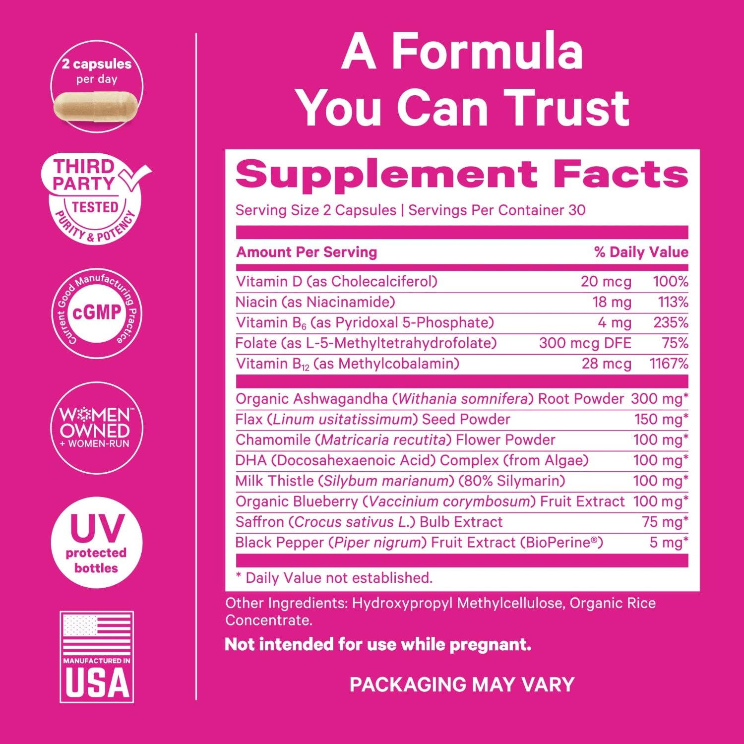 Pink Stork - Wholesale Oral Supplement/Vitamin - Cortisol Complex1