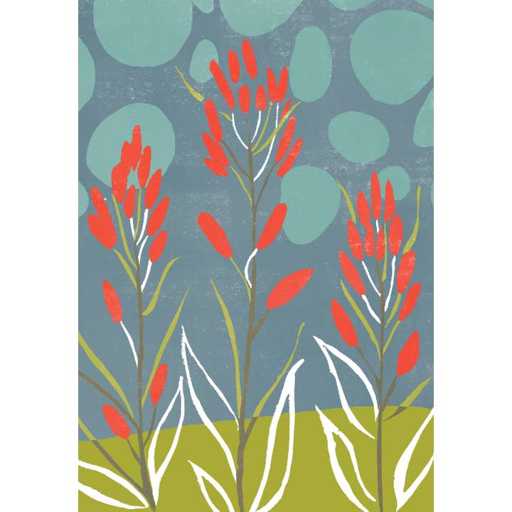 Indiase penseelkunstdruk voor wholesale door Rigel Paper