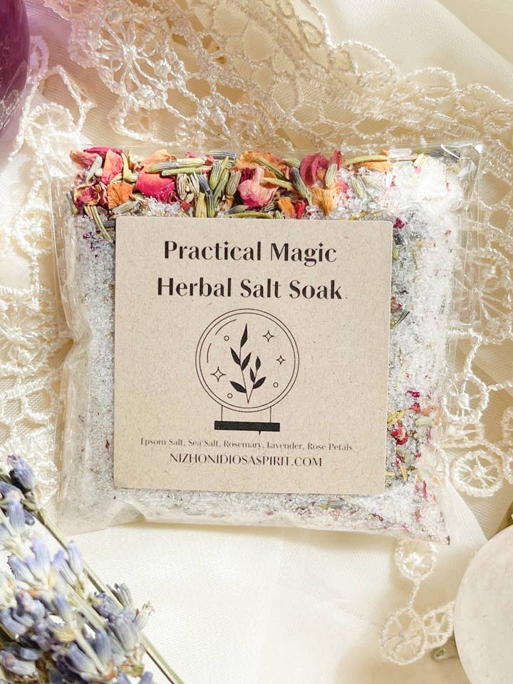 Practical Magic Herbal Salt Soak for wholesale by Nizhoni Diosa Spirit