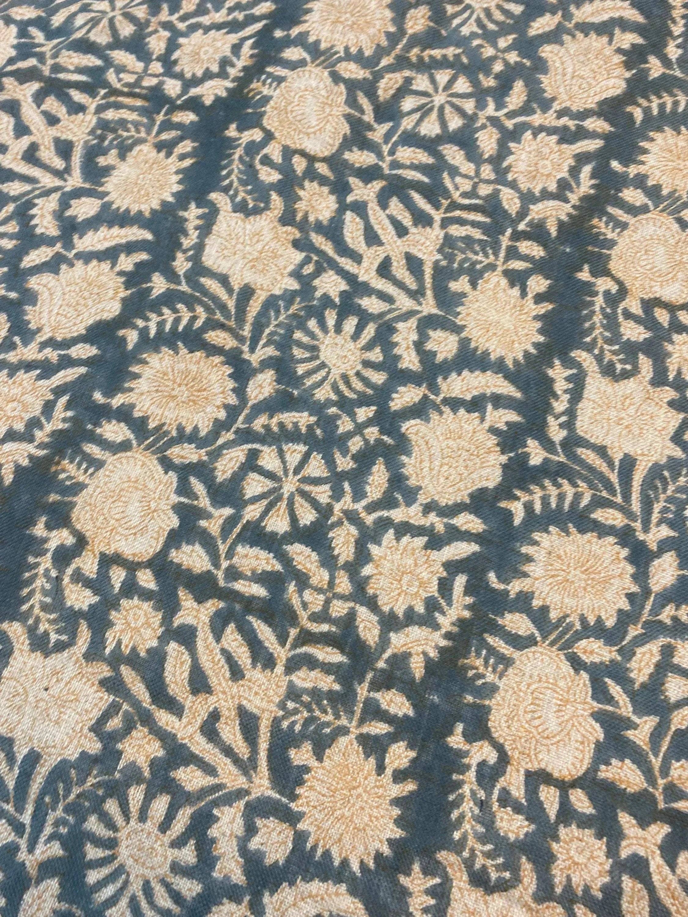 Thread To Form - Wholesale Fabric - Bradley Hand Block Printed Linen Upholstery Fabric15