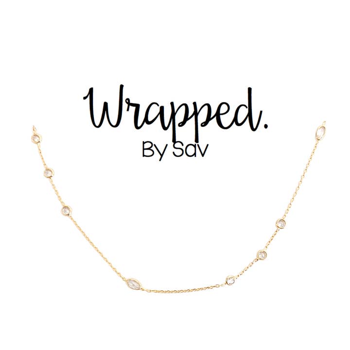 Gemme Necklace for wholesale by Wrapped. By Sav