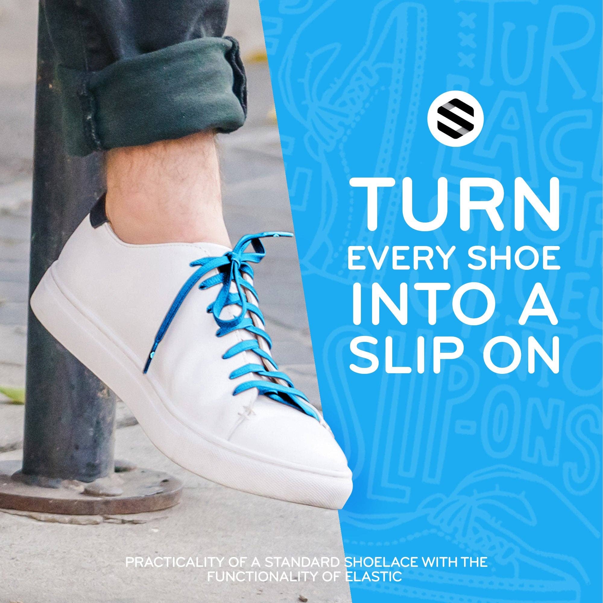 The Original Stretchlace - Vendita all'ingrosso Lacci per scarpe - Unisex - Lacci per scarpe elastici piatti55