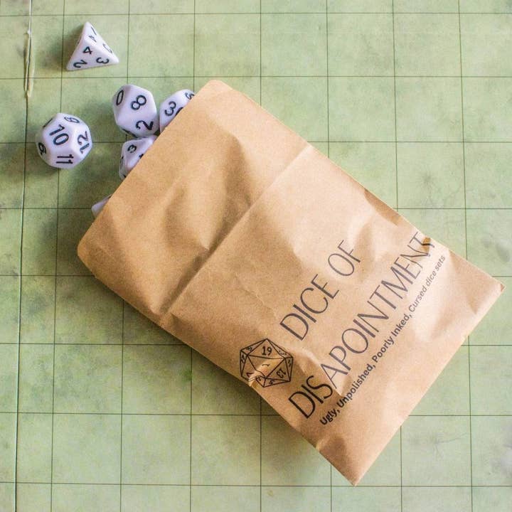 Mystery Dice Goblin - Wholesale Dice - DnD Dice of Disappointment - Funny dnd Dice