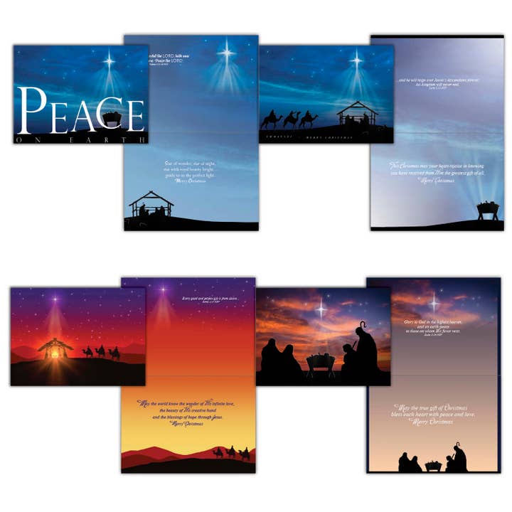 Religious Boxed Christmas Cards - Gifts of Christmas, NIV for wholesale by Crown Point Graphics