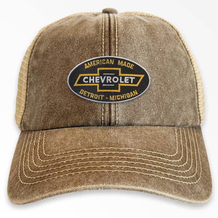 Chevrolet American Made Vintage Trucker Cap für den Großhandel von Hybris Production AB